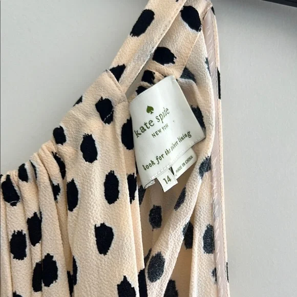 kate spade | Dresses | Kate Spade Black And Cream Polka Dot Dress | Poshmark